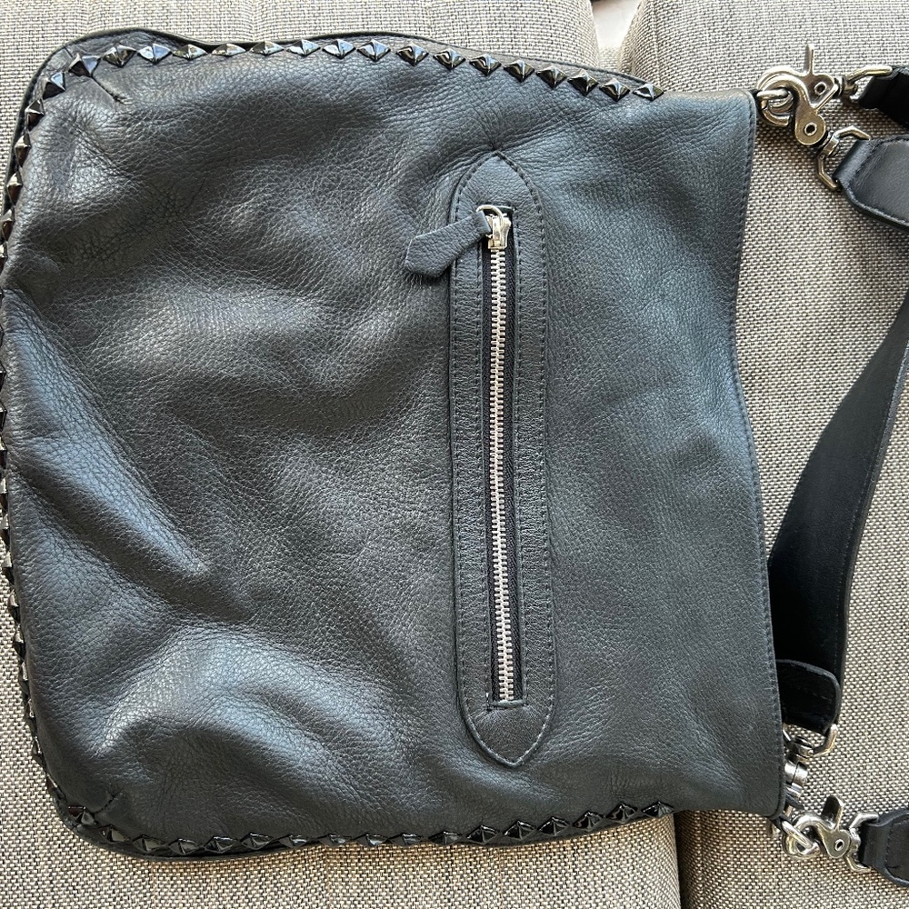 Laggo Leather & Studded Handbag